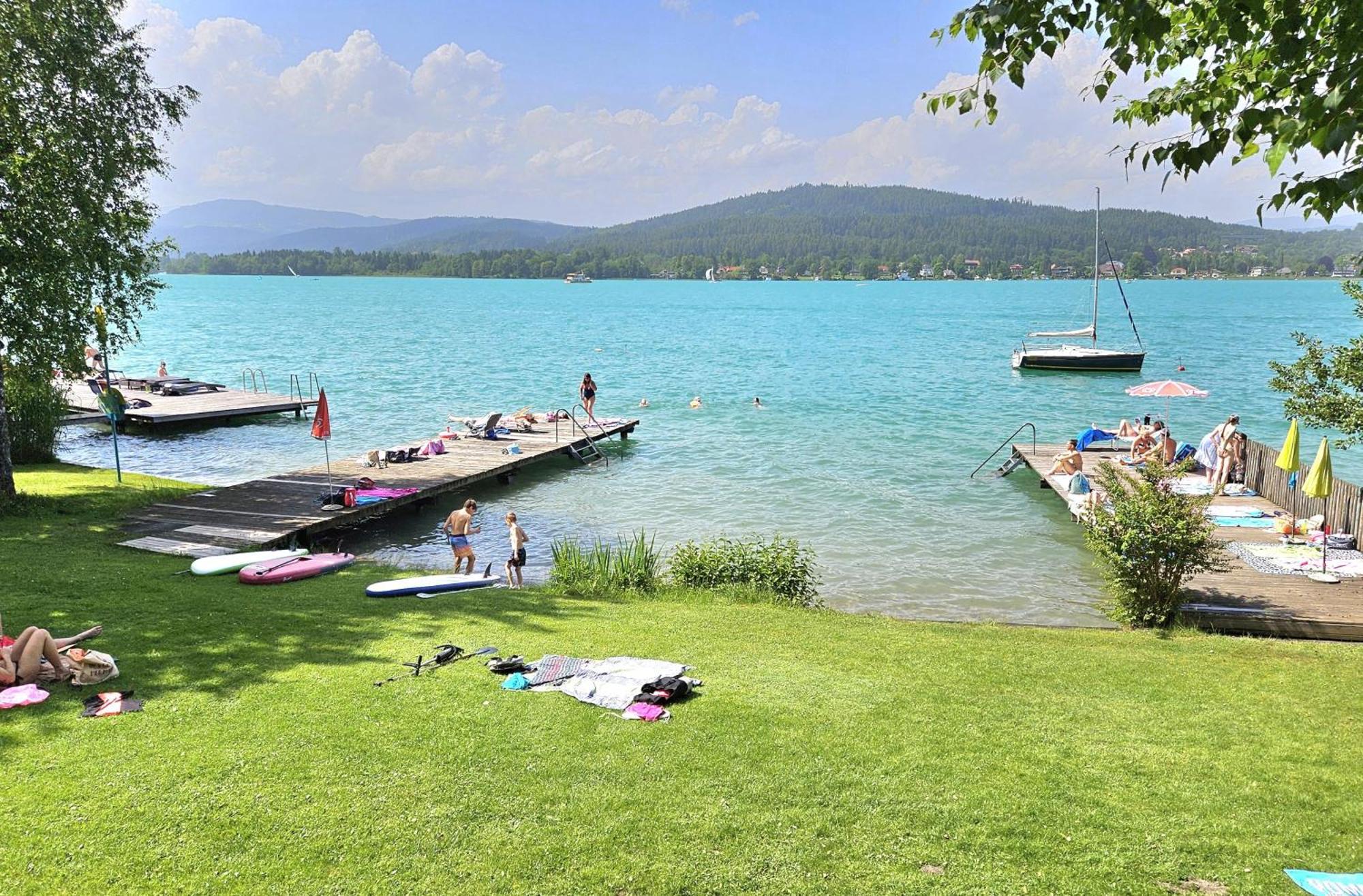 "Casa Antonio" 3 Gehminuten Strandbad Sekirn, Inkl Seezugang Buitenkant foto